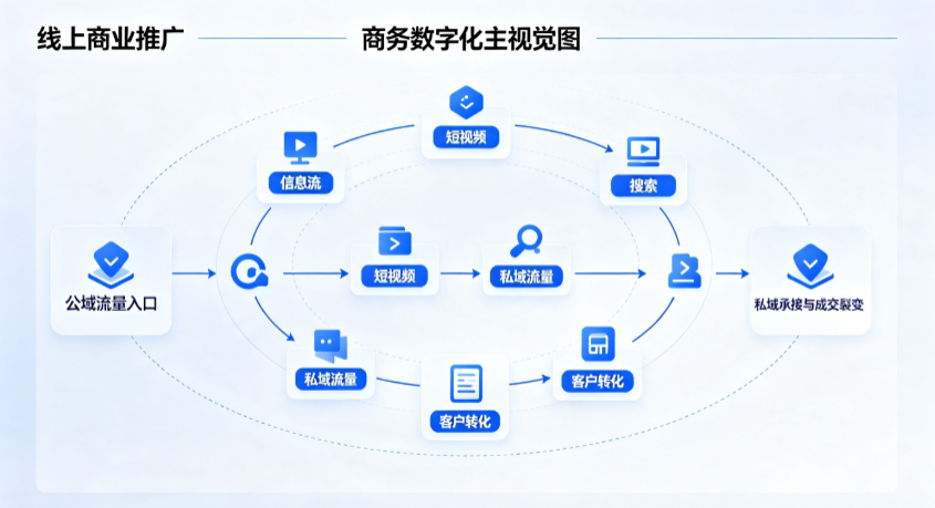 龙凤区线上商业推广怎么做？全域流量闭环搭建与低成本转化实战指南